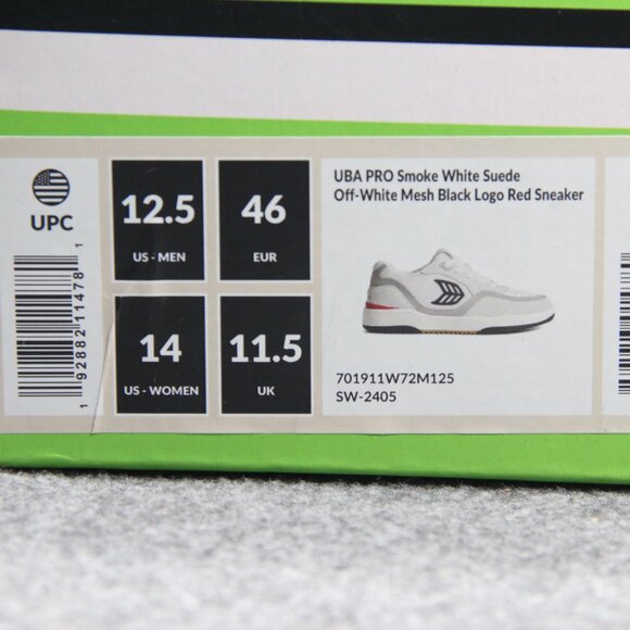 NEW Cariuma UBA Leather Sneakers, White Premium Leather/Gum & Ice, Mens 12.5 - Picture 6 of 7